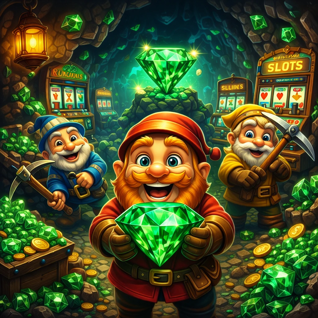 Westace Casino Welcome Bonus - Mining Gnomes with Emeralds